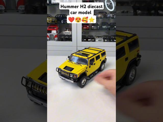 Hummer H2 full size off road sport SUV vehicle #viralshort #diecast #car