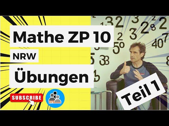 Mathe ZP 10 NRW Übungen Teil 1