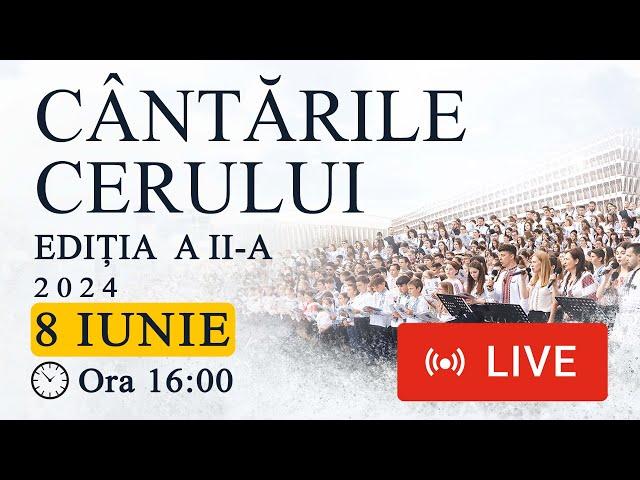 1.500 de copii și tineri cântă LIVE la „CÂNTĂRILE CERULUI” - Ediţia a II-a