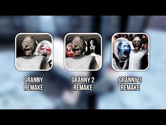 Granny 1 2 3 PC Remakes Full Gameplay | Granny 1.9, Granny 3 Enhanced & Granny 2 PC Remake