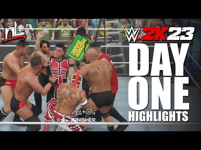 WWE 2K23: DAY ONE! (Glitches + Funny Moments)