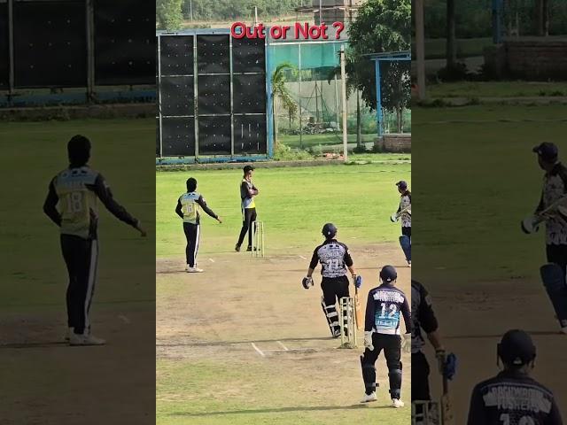 Out or Not?  Was it a Hit-Wicket? Watch Closely!  #CricketShorts #HitWicket #OutOrNot