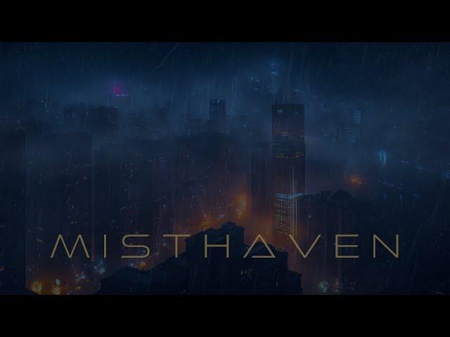 M I S T H A V E N  |  Relaxing Futuristic Ambient with Immersive 3D Rain [4K] RELAX | STUDY | SLEEP