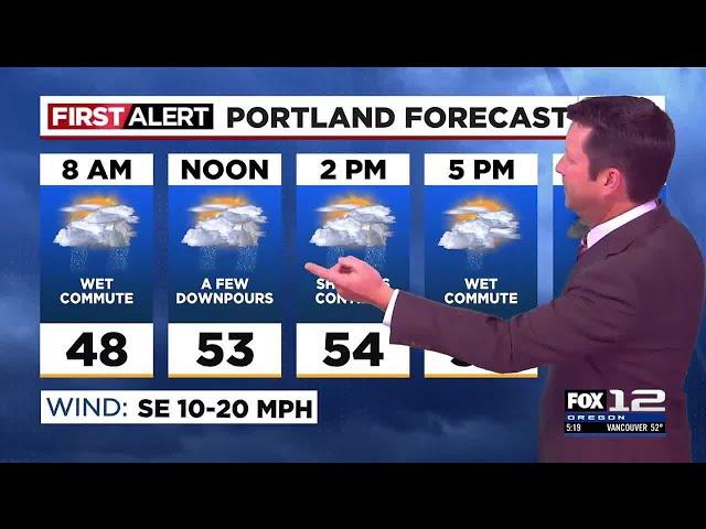 FOX 12 Oregon Thursday evening weather forecast for Portland (10/31)