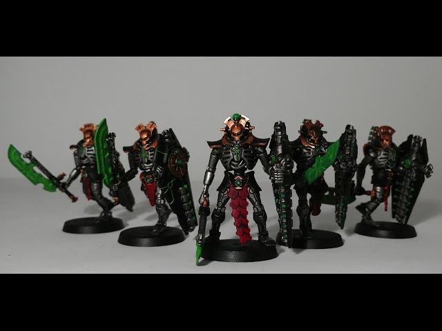 Lychguard and custom necron terrain - Warhammer 40K showcase