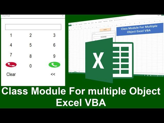 Class Module For Multiple Object Excel VBA