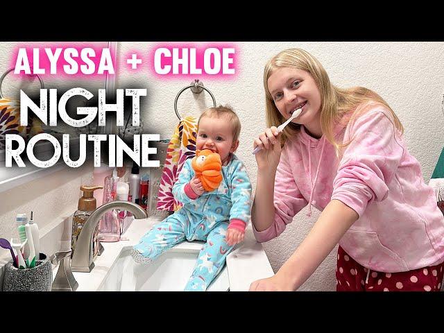 Winter Night Routine with My Baby Sister