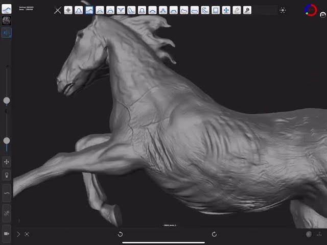 3D HORSE MODELLING PROCESS ON FORGER