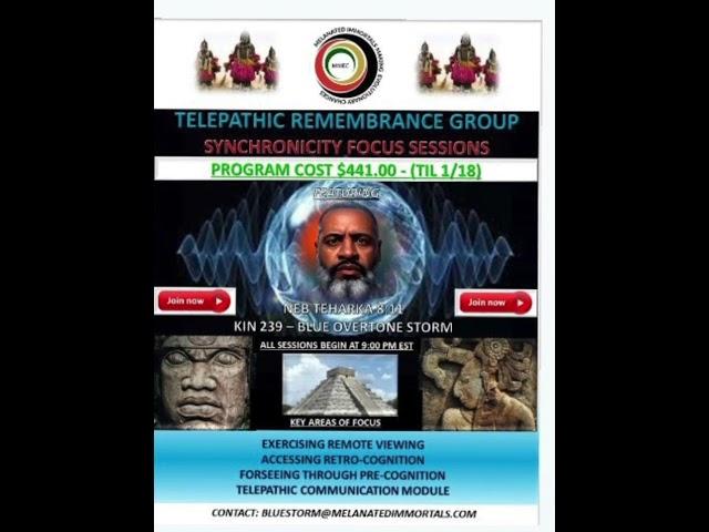 TELEPATHIC REMEMBRANCE GROUP (TRG) LAUNCH’S TONIGHT!