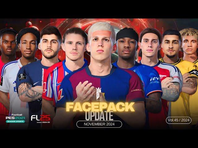 Facepack Update Pes 2021 & FL25 Vol.45 (SIDER) PC