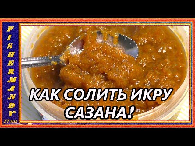 Икра сазана, как посолить икру речной рыбы, просто и вкусно!