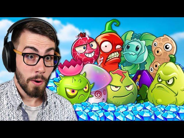 Buying EVERY Premium Gem Plant! (Plants vs Zombies 2)