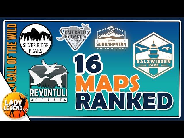 ALL 16 MAPS RANKED From WORST to BEST in The Hunter Call of the Wild!!!