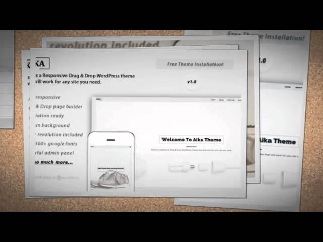 Aika – Responsive WordPress Theme + Download