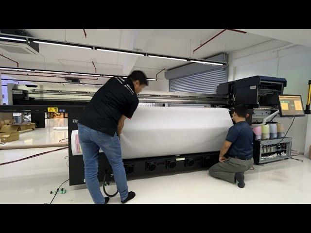 Installation of Mimaki Tiger600 - 1800TS