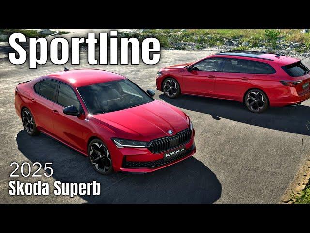 New 2025 Skoda Superb Sportline Revealed