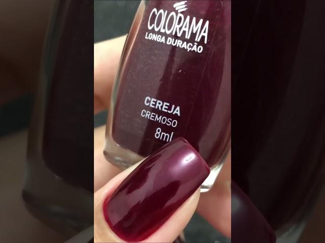 Você gosta de esmalte vermelho? ️ #unhas #nails #esmalte #vermelho #colorama #nailstyle #esmalte