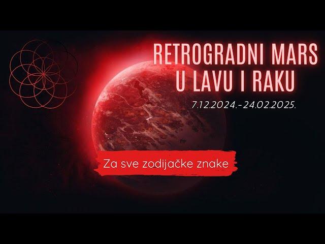 Retrogradni Mars u Lavu i Raku 7.12.2024.- 24.02.20235 - Za sve zodijačke znake