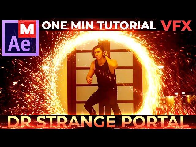 Dr Strange 3D Portal VFX - Quick After Effects Tutorial