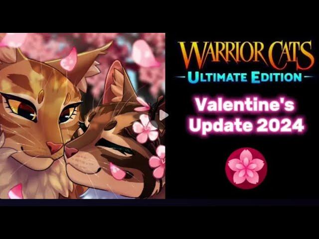 WCUE 2024 Valentine's Mini Update #warriorcats #warriorcatsultimateedition #wcue #tutorial #event