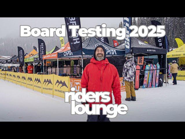 Board Testing - Top Snowboards of 2025