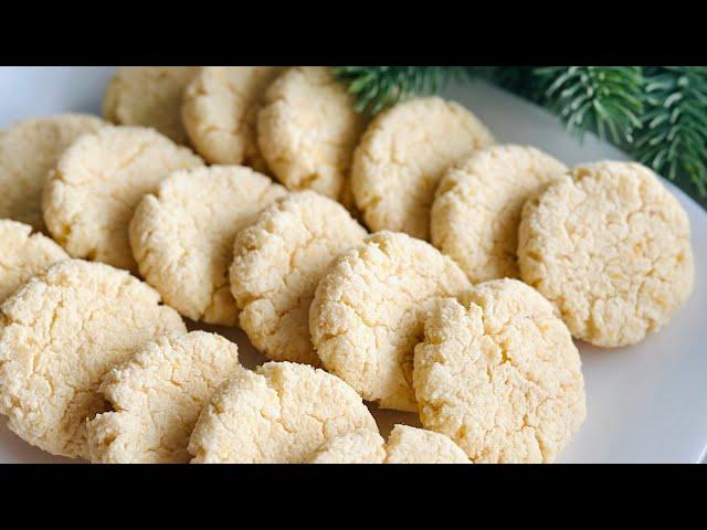 Lemon shortbread! gluten and starch free! NO SUGAR