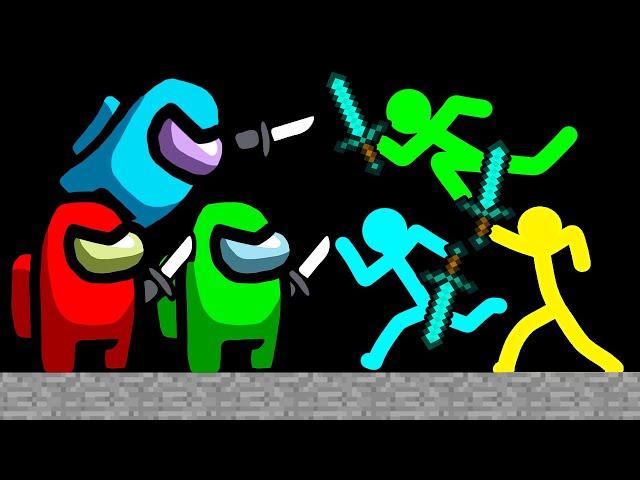 Stickman VS Among Us MOVIE - AVM Shorts Animation