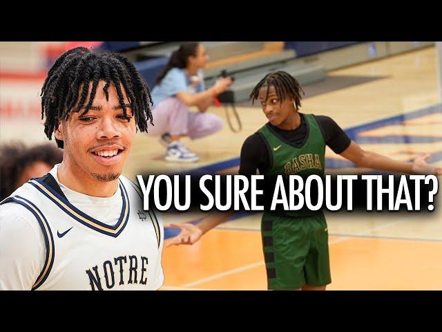 Tyran Stokes DOMINATES with 23 & 11!  Notre Dame vs Basha | Tarkanian Classic