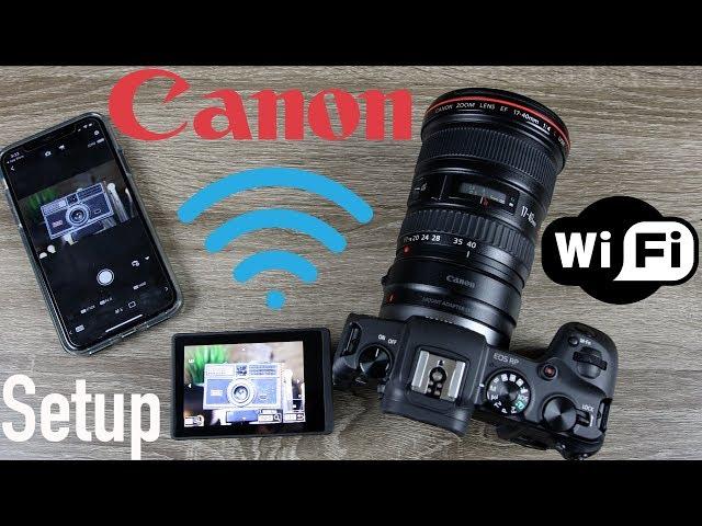 Canon EOS RP WiFi Setup