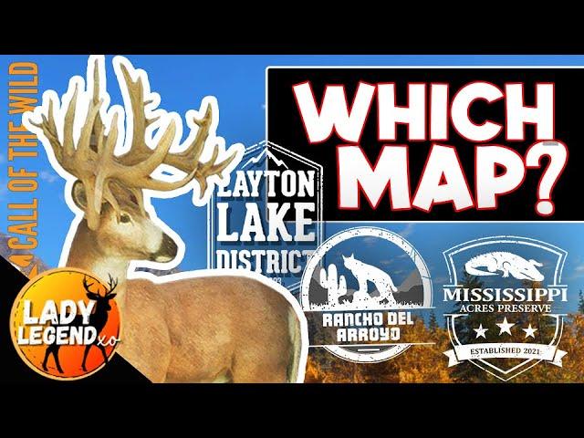 BEST MAP for the GREAT ONE WHITETAIL??? - Call of the Wild