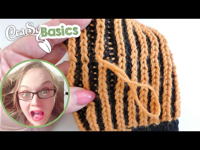 Every knitter should be able to do this - repairing loose threads without cutting