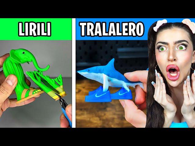 3D PRINTING LIRILI LARILA ITALIAN BRAINROT?! (ALL 67 Italian Brainrot Characters Marble Race)