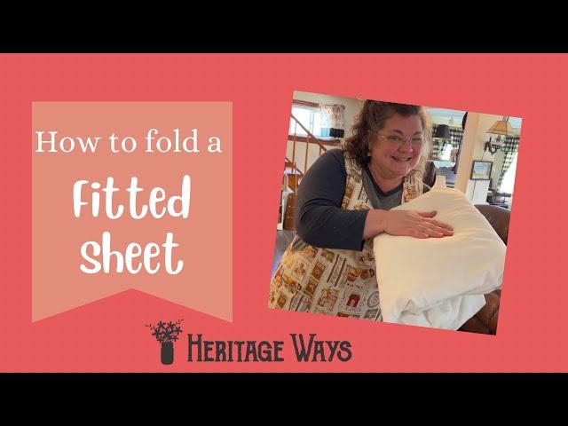 How to Fold a Fitted Sheet | Homemaking Tips