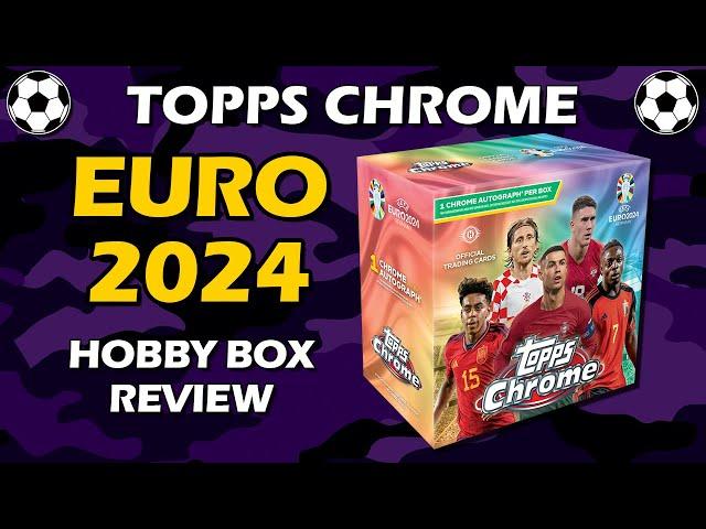 4 MONTHS LATE! Topps Chrome Euro 2024 UEFA Hobby Box Soccer Review