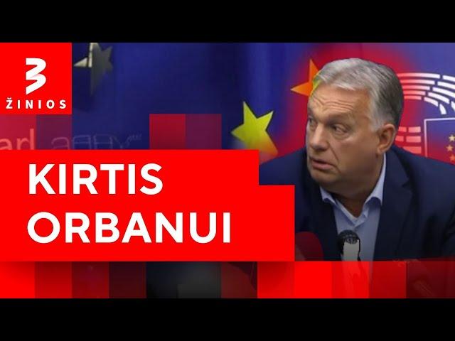 Europos Parlamentas išpliekė Orbaną už pataikavimą Rusijai ir Kinijai