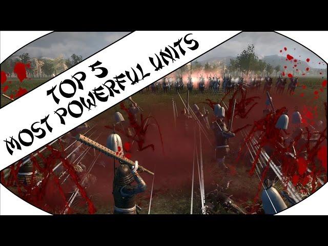 TOP 5 MOST POWERFUL UNITS - Total War: Shogun 2!