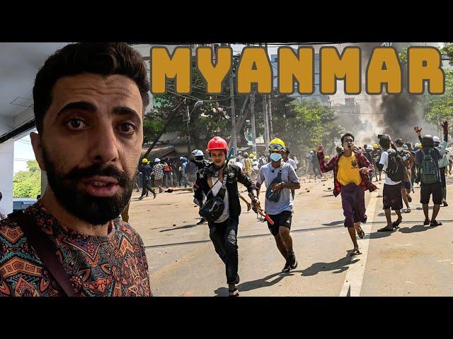 İç Savaşın Ortasında MYANMAR'a Geldim! Tek Turist Benim / 624