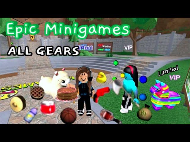 Roblox Epic minigames - All gears