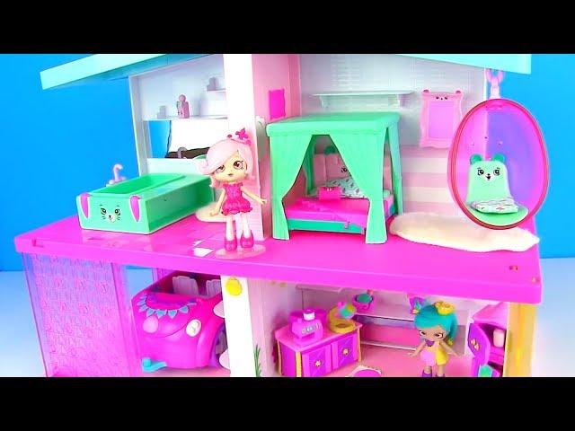 Мультик с куклами! Обустраиваем Домик для Шопкинс! Happy Places Shopkins Видео для детей