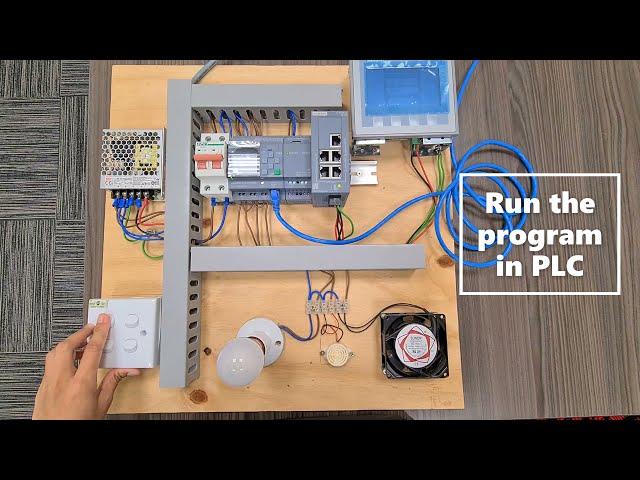 Programming Siemens LOGO! 8 PLC using Ladder Diagram