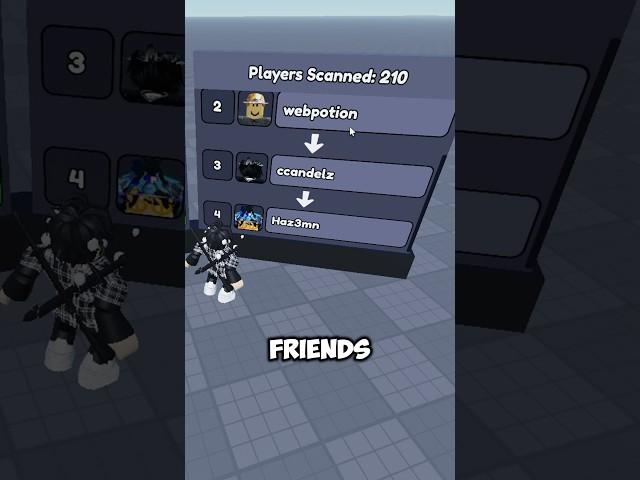 How many friends between you and famous roblox players #roblox #robloxviral #robloxgame #robloxgame
