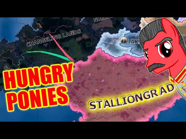 Hungry Hungry Ponies! Commie ponies: Friendship WAS Magic HoI4 Equestria mod