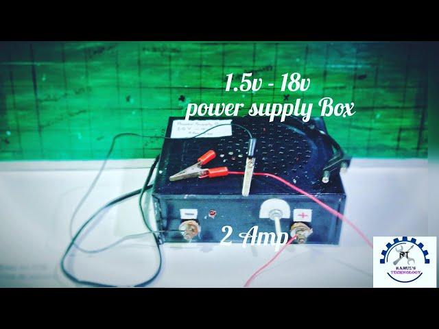 How to make Power supply  1.5v to 18v /RAHUL'S TECHNOLOGY.