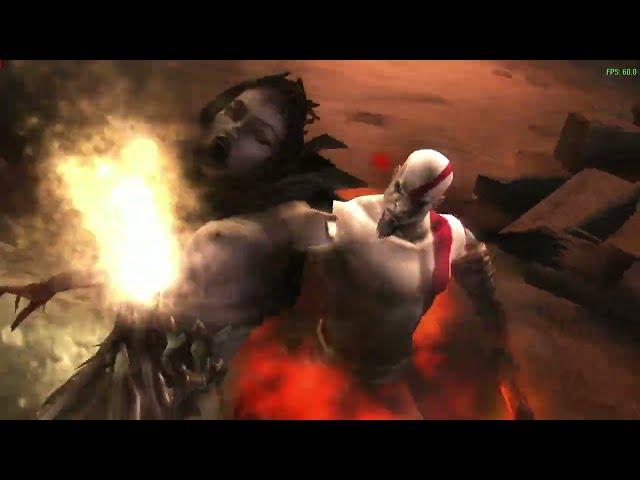 Kratos Kills Erinys (Thatanos's Daughter) - God of War Ghost of Sparta