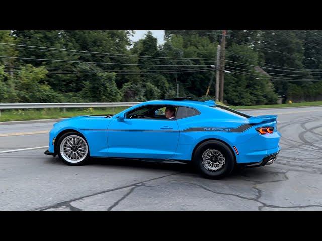 Cars Accelerating & Doing Burnouts Leaving A Car Show! | Damascus Shriners Cruise Night 7/28/23