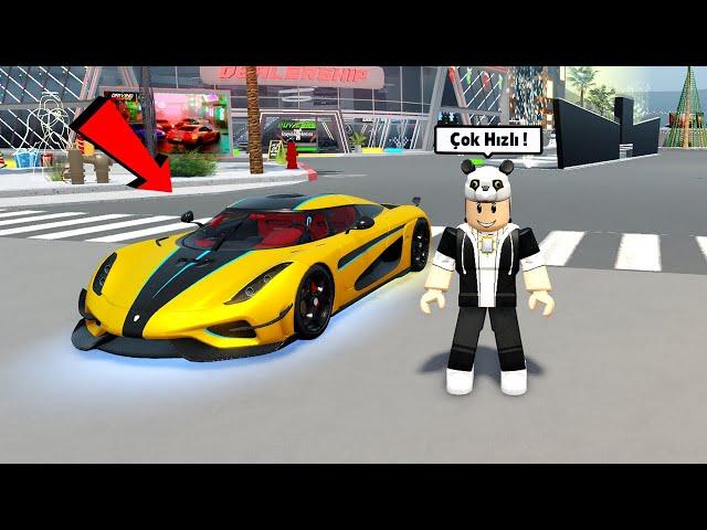 YENİ ARABAM ! KOENIGSEGG REGERA ALDIM ! - Roblox