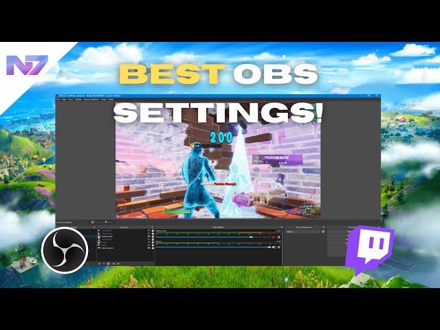 Best OBS STREAMING Settings 2021/2022  (1080P 60FPS NO LAG)