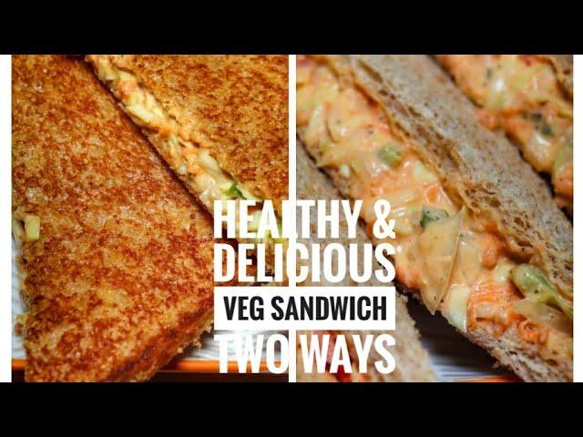 Veg Sandwich Recipe | Healthy & Delicious Sandwich | Crispy Veg Mayonnaise | Ekta's Kitchen