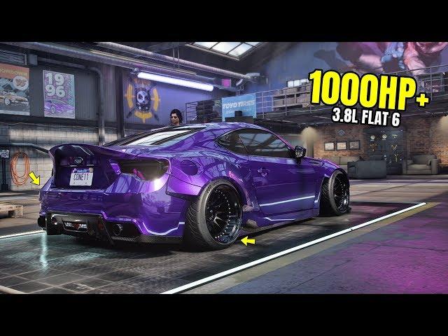 Need for Speed Heat Gameplay - 1000HP+ SUBARU BRZ PREMIUM Customization | Max Build 400+