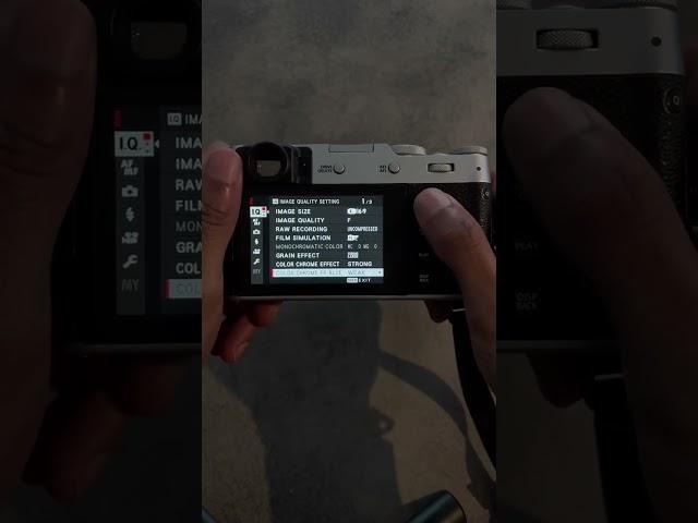 Settings for Fuji X Weekly's film Simulation "Nostalgia Colour" #fuji #x100v #fujifilm